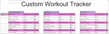 convert your workout plan into a clean excel tracker
