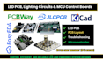 design high quality led pcb, lighting circuits and mcu control boards