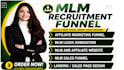 mlm recruitment funnel, MLM sales funnel, affiliate recruitment, MLM promotion