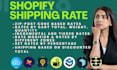 setup shopify shipping rate boxify shipx sendcloud clickship easyship all in one