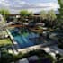 design frontyard, backyard, pool, patio as a landscape architect