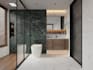 create realistic 3d bathroom interior design