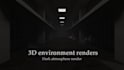 create atmospheric 3d environment renders