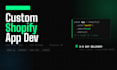 build a custom shopify app or API integration