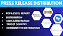 do global PR distribution and publish press release on top media outlets