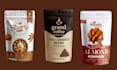 do premium pouch packaging design coffee, food, mylar bags, product label design