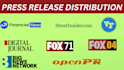 provide press release distribution services