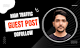 do blogger outreach for editorial guest post backlinks