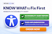 audit your website and fix accessibility issues for wcag compliance