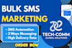 send bulk sms marketing campaign text message, sms blast and sms
