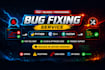 debug and fix your code errors in python, cpp or backend