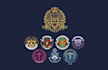 create elegant family crest logo with heraldic style