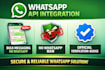 integrate whatsapp API and verification