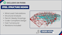 design steel structure with wind load and permit drawings
