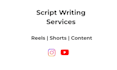 write engaging instagram reels and youtube shorts script