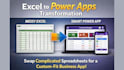 convert your excel sheets into a custom powerapps solution