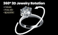 create 360 3d jewelry rotation animation