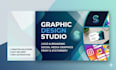 create professional graphic design business card