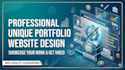 design a modern portfolio website