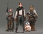 create cinematic star wars inspired sci fi character art
