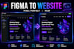 convert figma to a react or nextjs website