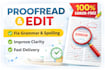 fix grammar, spelling and improve your writing perfectly