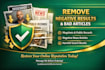 remove negative results, remove bad articles, fix bad reputation on google