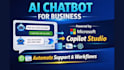 develop business ai chatbot for website and customer support