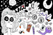 do hand drawn doodle art illustration
