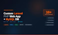 build a custom laravel PHP web application with mysql database