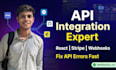 do API integration react stripe webhook zapier automation