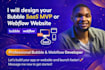 design bubble website bubble mvp saas bubble app developer webflow website