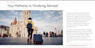 build a professional education consultancy website