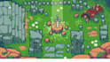 do pixel art top down tileset, tilemap, animated sprite sheet, rpg game map