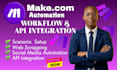 setup make com automation, made com make, airtable automation, make com