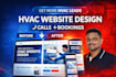 design hvac website that generates leads