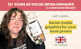 create social media posts to promote your book