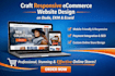 create responsive ecommerce website design on duda ekm ecwid