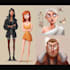 design characters and draw illustrations