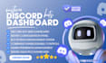 build a discord bot dashboard, web panel or bot control panel