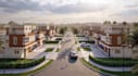 advanced 3d residential community design, multi unit housing, street view render