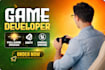 develop 2d and 3d mobile games in unity and unreal engine