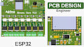 do pcb design, kicad pcb, esp32, multilayer pcb, schematics, layout in altium