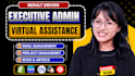 save you 10 hours wkly as executive virtual assistant and social media manager