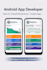 develop a modern android app with clean UI smooth interface