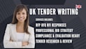 write winning tender proposal, rfp rfq response and bid proposal, UK tender