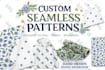 design watercolor seamless pattern for fabric and textile