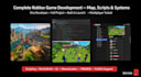 develop your complete roblox game, map, scripting, systems, animation, vfx, sfx