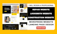 design locksmith website construction website landing page wordpress website