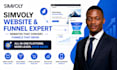 build simvoly website funnel CRM and simvoly automation system